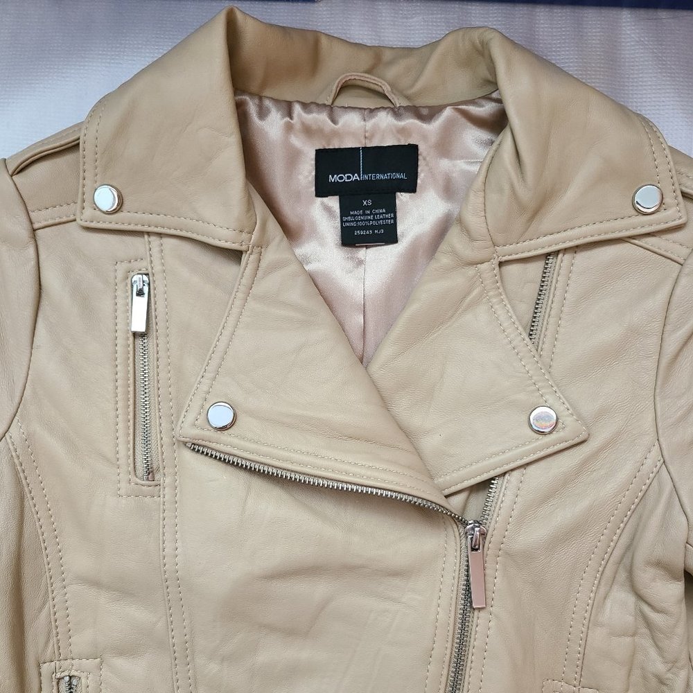 NWOT MODA INTERNATIONAL leather jackets